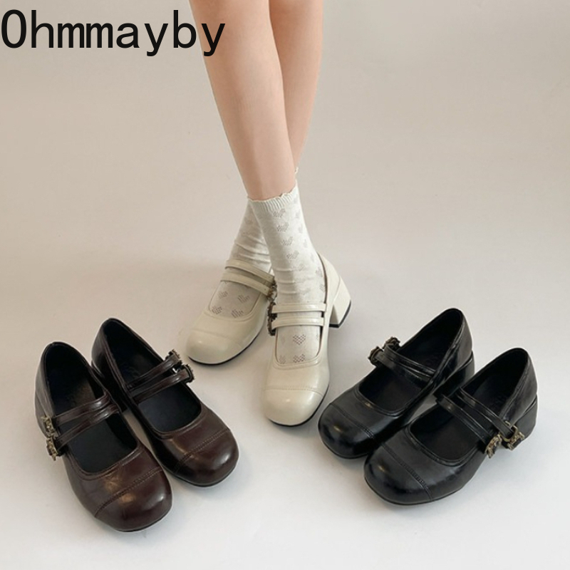 Vintage Fashion Online - Chaussures Vintage à talons épais pour