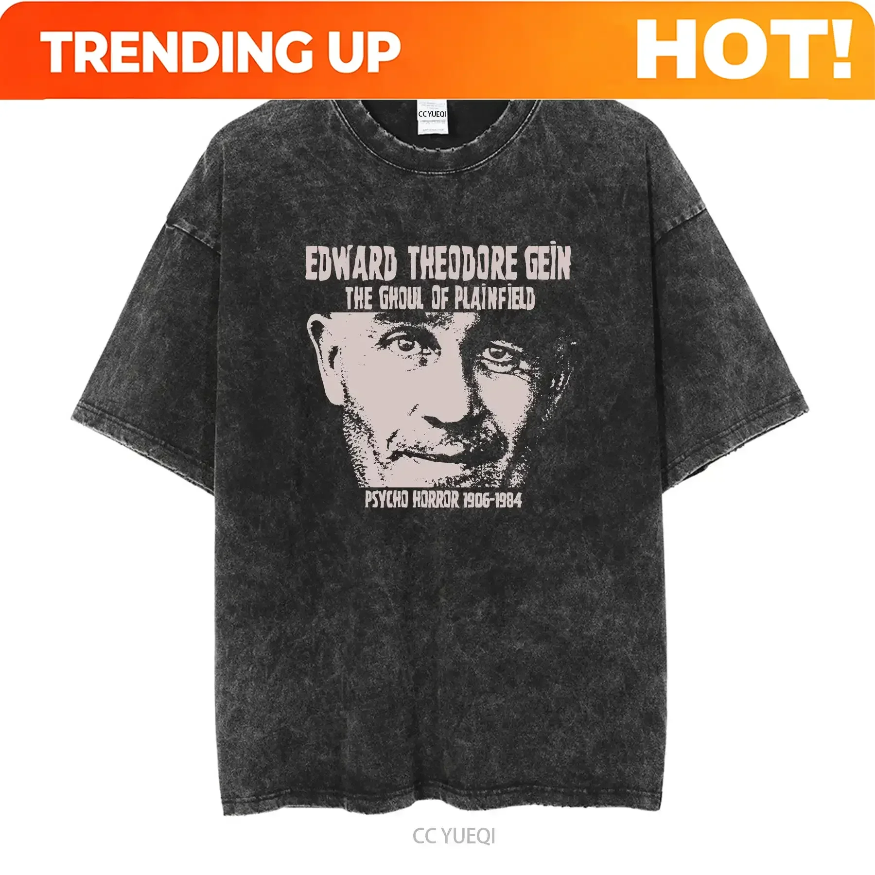 Vintage Fashion Jersey - T-shirt personnalisé ED GEIN The Ghoul