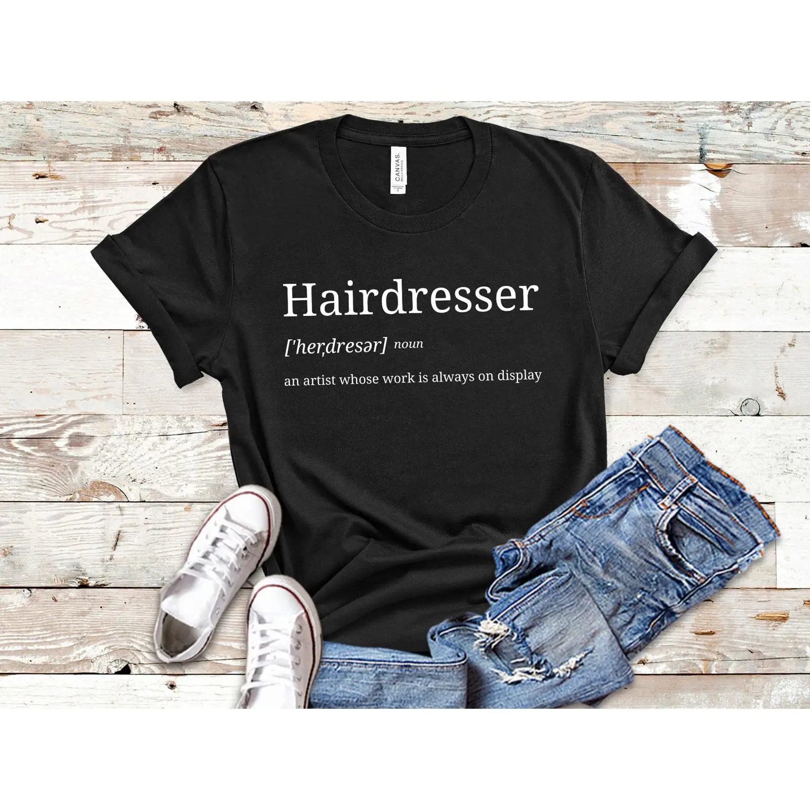 Vintage Fashion Quotes - T-shirt de coiffeur vintage délavé, style