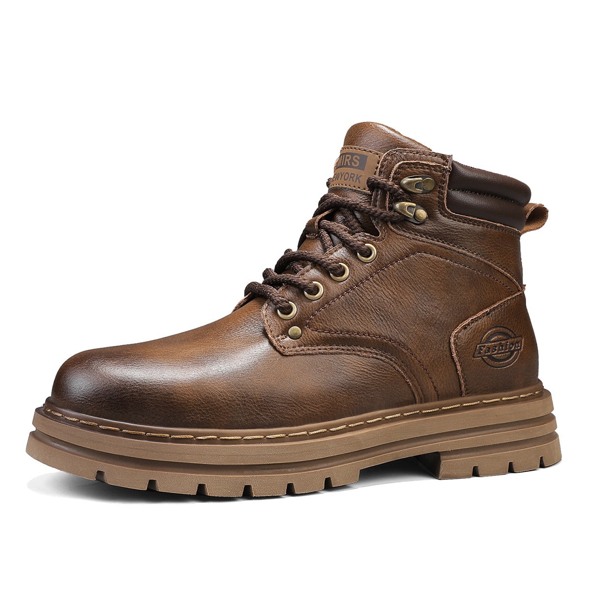 Vintage Outdoor Fashion - Bottes de travail vintage pour hommes,