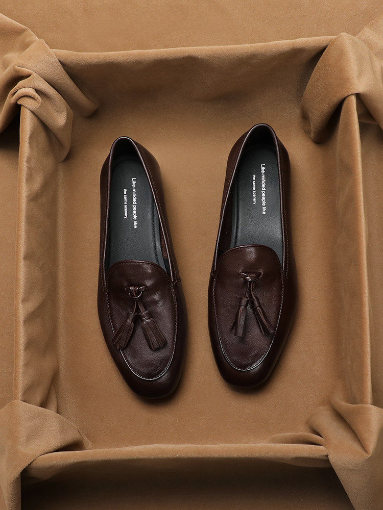 Vintage Outdoor Fashion - Chaussures plates pour femmes à bout