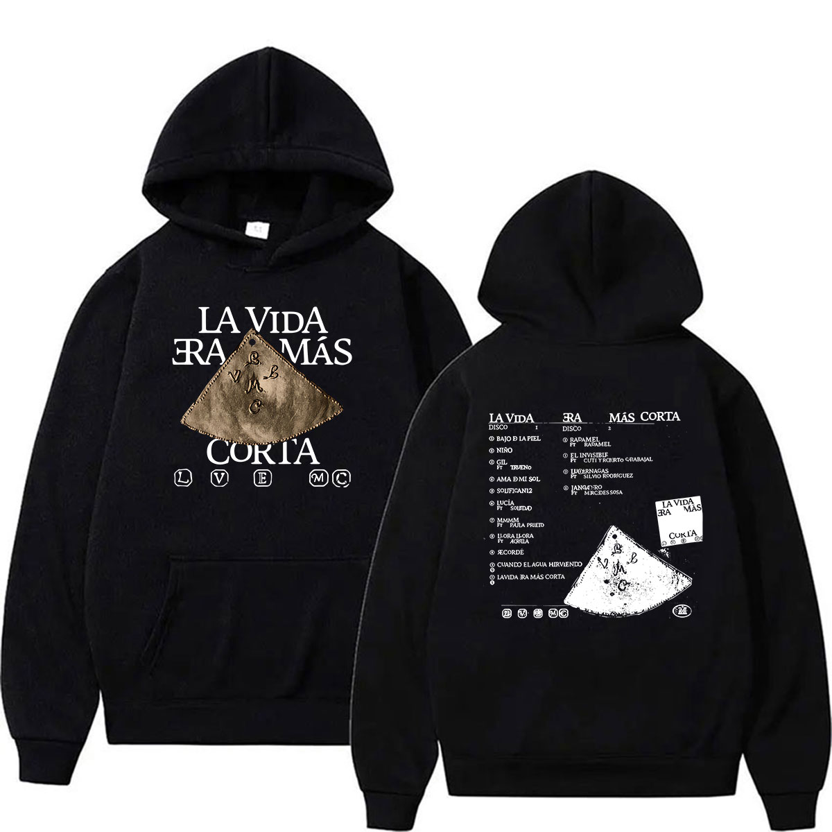 Vintage Fashion La - Sweat à capuche imprimé Milo J
