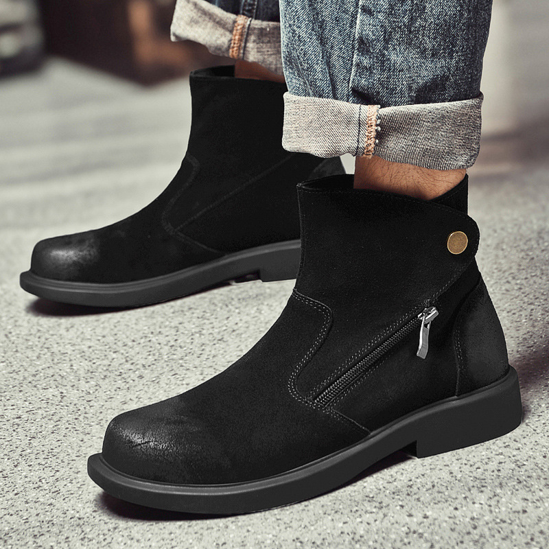 Bottes Chelsea vintage en daim - Vintage Outdoor Fashion avis et prix