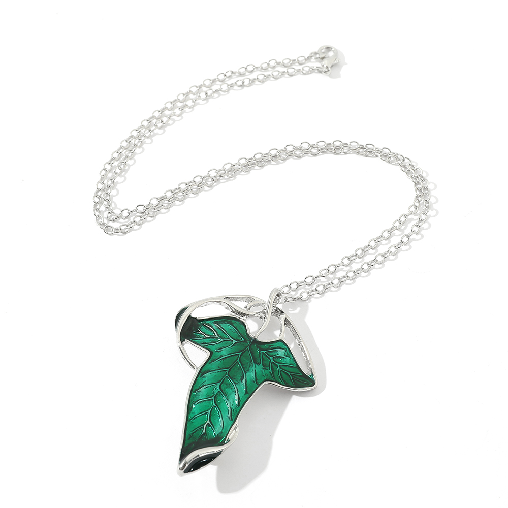 Collier pendentif feuille vert - Vintage Fashion Enthusiasts avis et prix