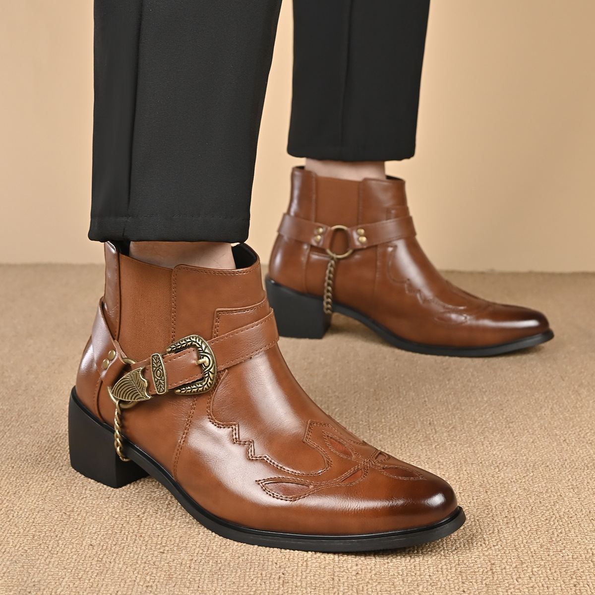 Bottes de cowboy vintage en cu - Vintage Fashion Enthusiasts avis et prix