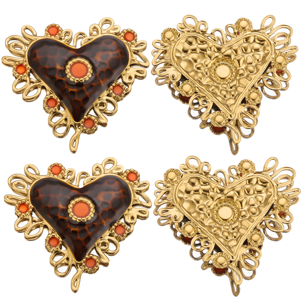 2 pièces de pendentifs en acie - Vintage Fashion Stores avis et prix