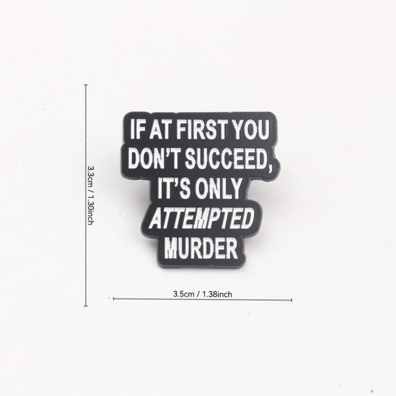 Broche en émail humoristique e - Vintage Fashion Quotes avis et prix